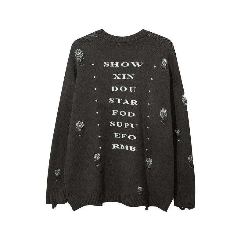 Streetwear Style Winter Knit Authentic Cotton Sweater