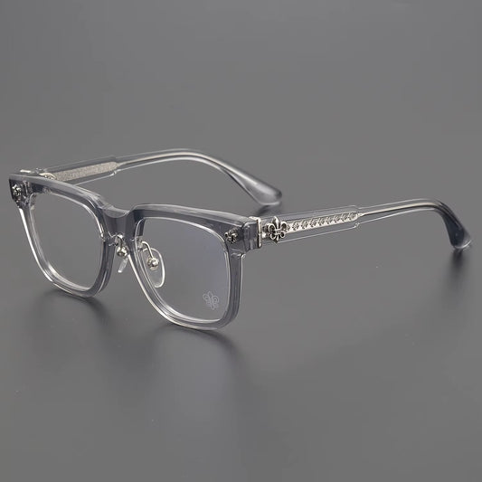 Transparent Eye Glass Frames Y2K Optical Prescription Computer Women Fashion Uv Reading Glasses Frame Acetate Black Eyewear 2024