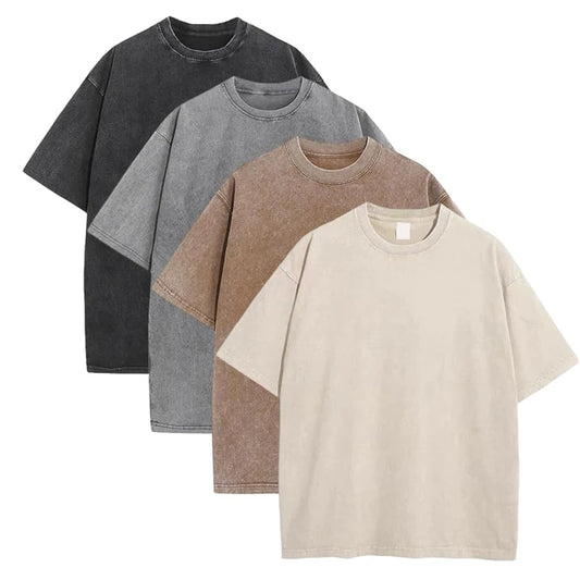 Vintage Heavyweight Oversized Cotton T-Shirts 
