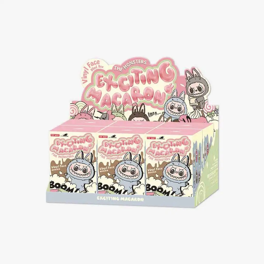 Labubu Doll Vinyl First Generation Monster Dolls Labubus Originales Macaron Mini Blind Box Plush Toy La Bubu Original